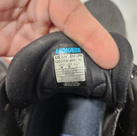 HOKA ONE ONE CLIFTON 8 - Men’s Running Shoes - SIZE 12D - Picture 9 of 9